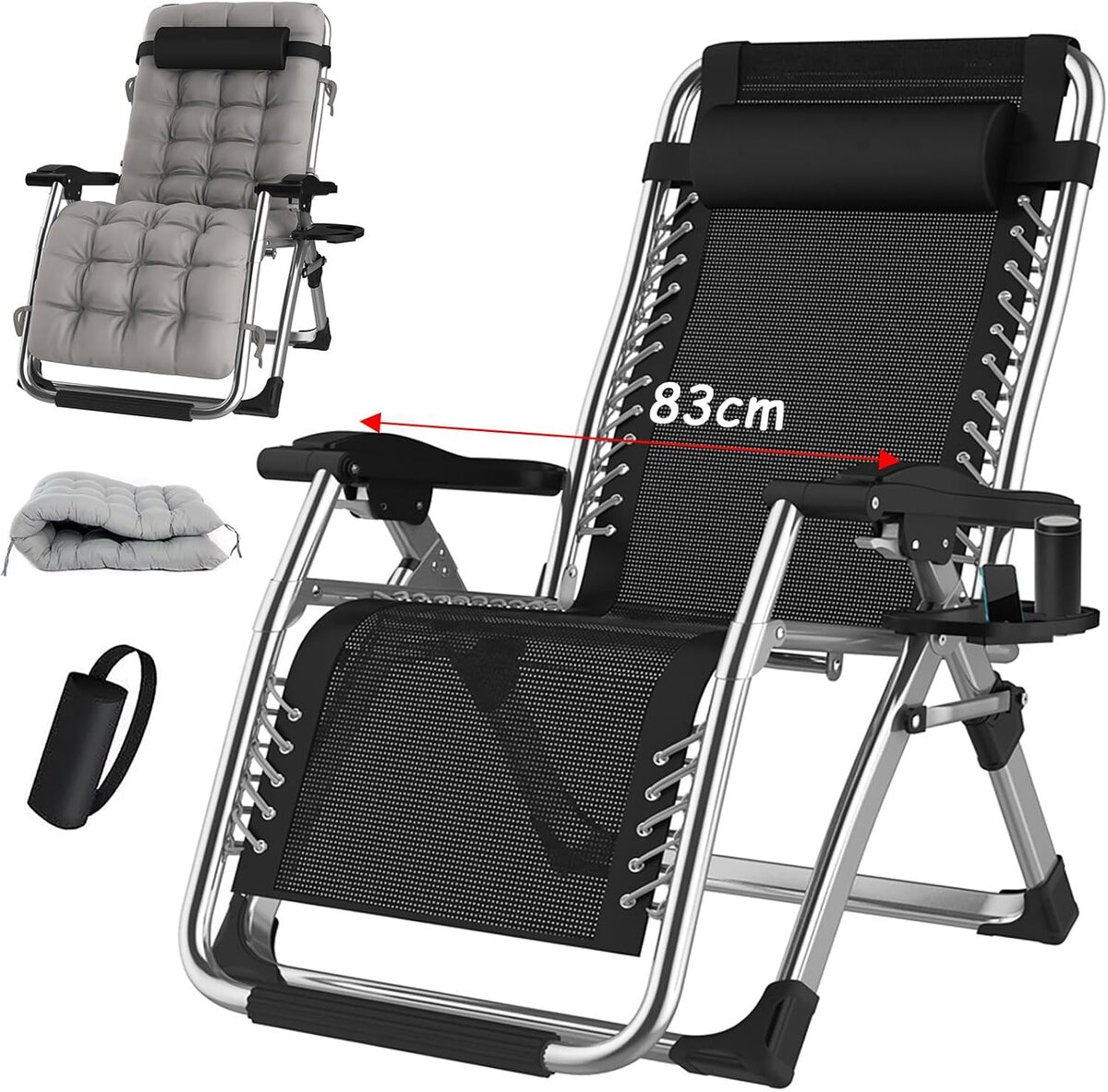 Test chaise longue bain de soleil zéro gravité