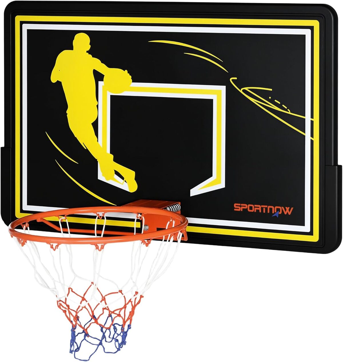 Test du panier de basket mural SPORTNOW : panneau incassable et filet anti-déchirure