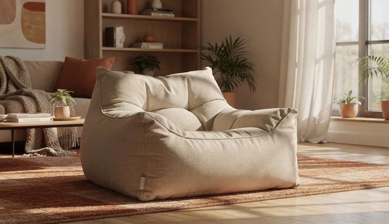 Pouf Confortable Géant Vetsak d'Afrique du Sud : détente Assurée