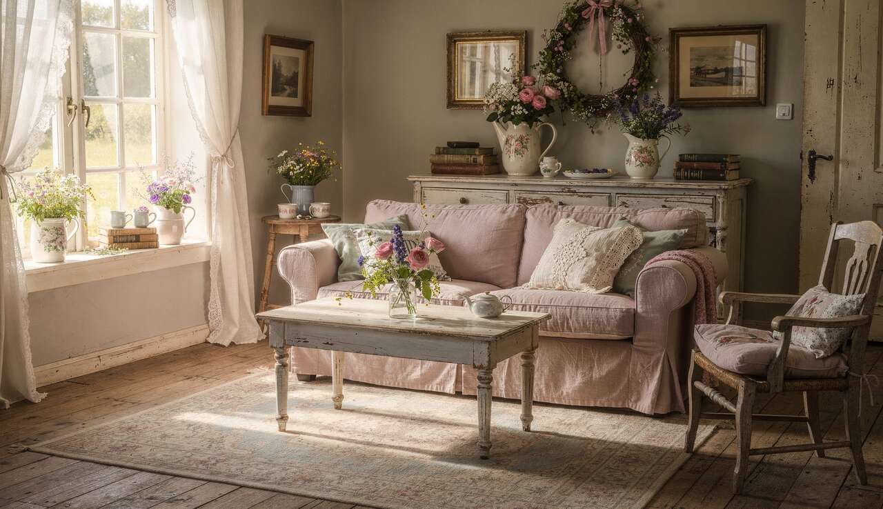 Décoration campagne romantique avec Jasmina Bylund