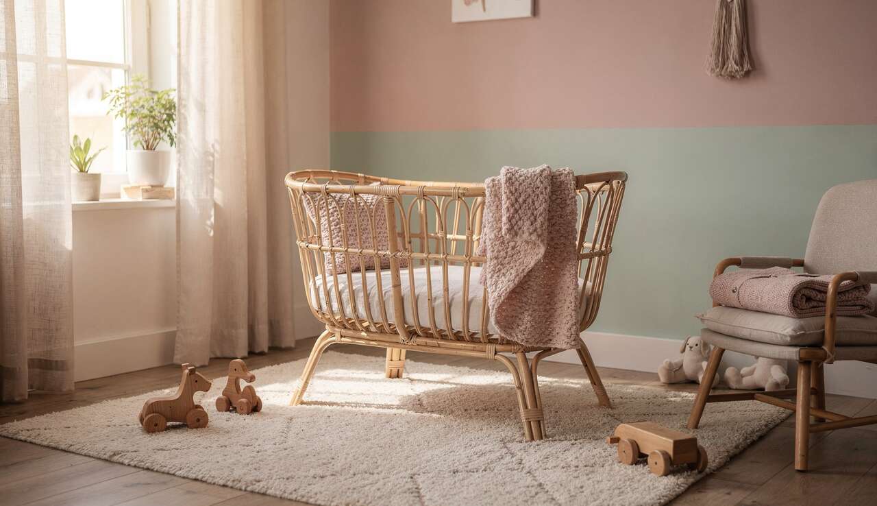 Berceaux en rotin Bermbach : alliez design et confort pour bébé