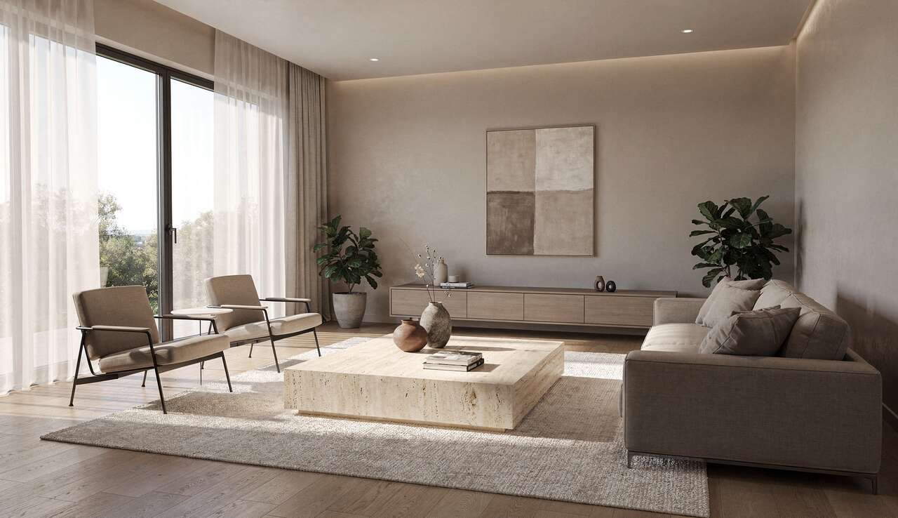 Table Basse en Travertin : élégance et Style Moderne