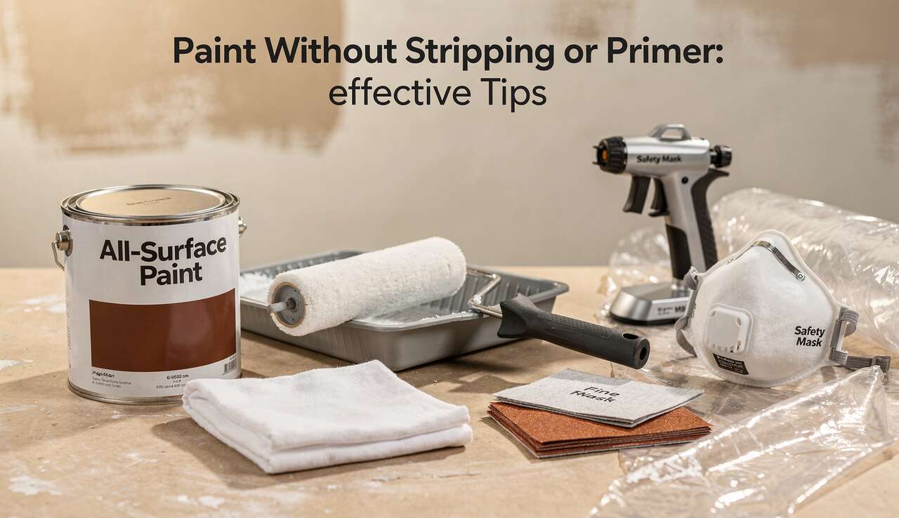 Peindre sans décaper ni sous-couche : astuces efficaces