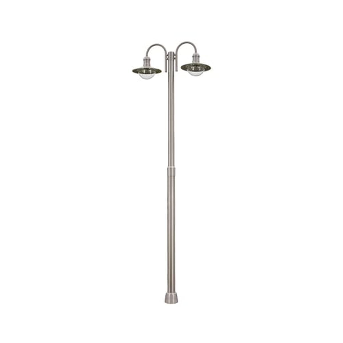 Test du lampadaire extérieur à intensité variable Lindby Damion en gris inox