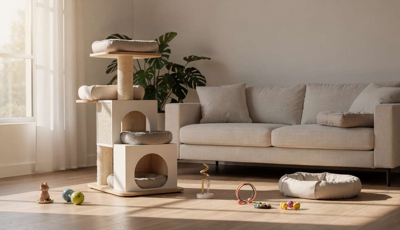 Accessoires déco pour chat : idées tendance