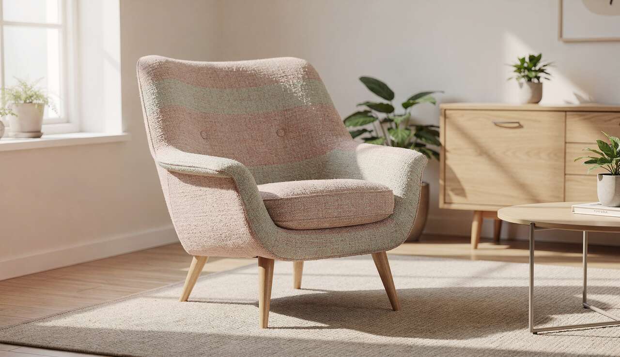 Chaise Scandi-Rétro Henrick : style et Confort