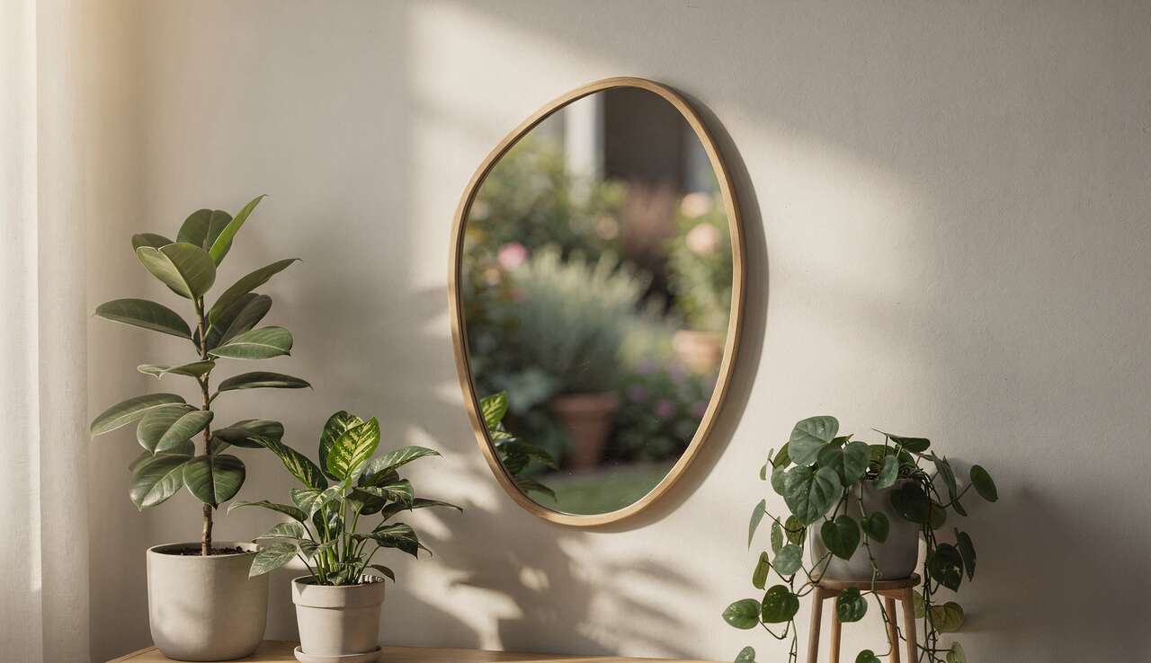 Miroir Organique Ferm Living : design Naturel et Élégant