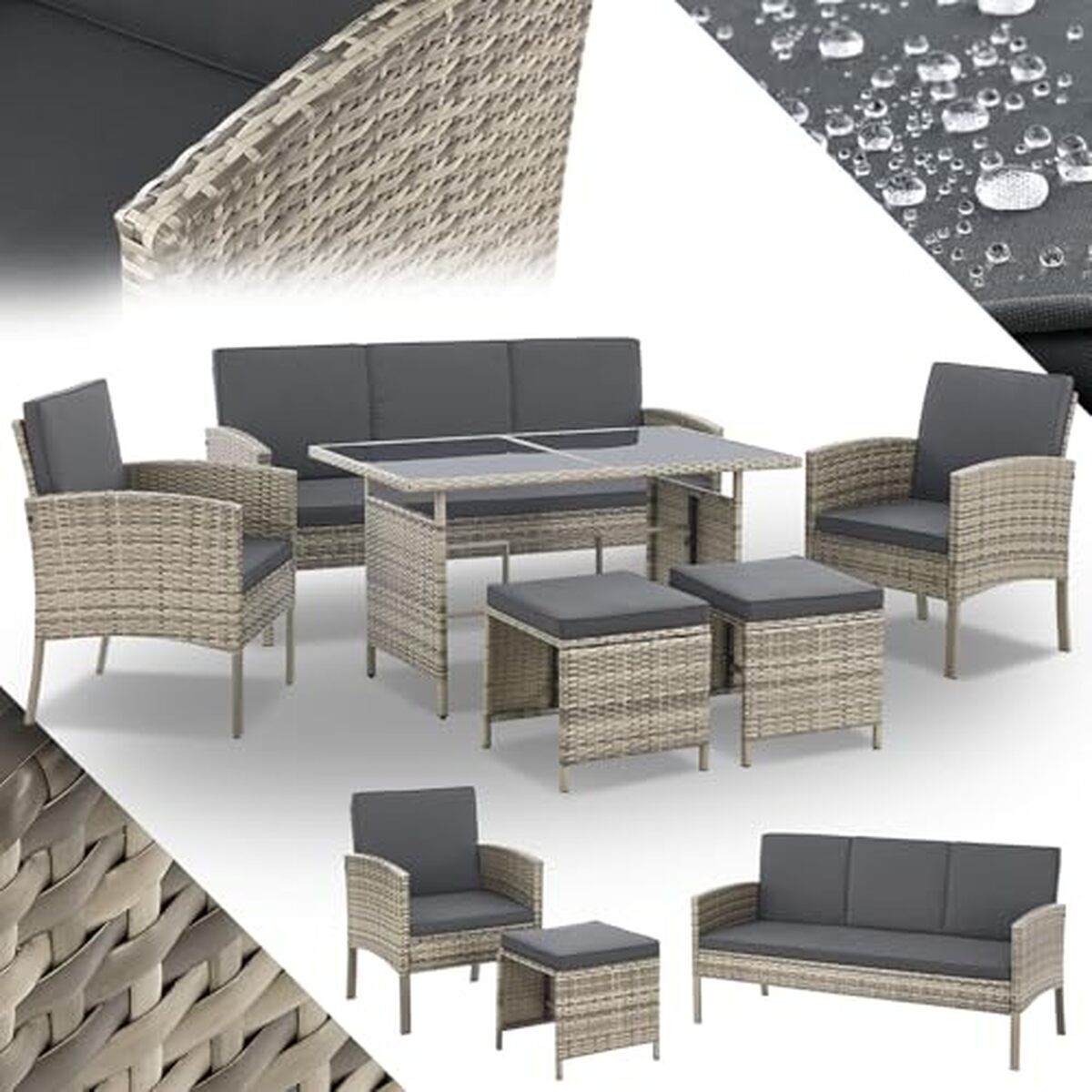 Test du salon de jardin Turin : confort et style en extérieur