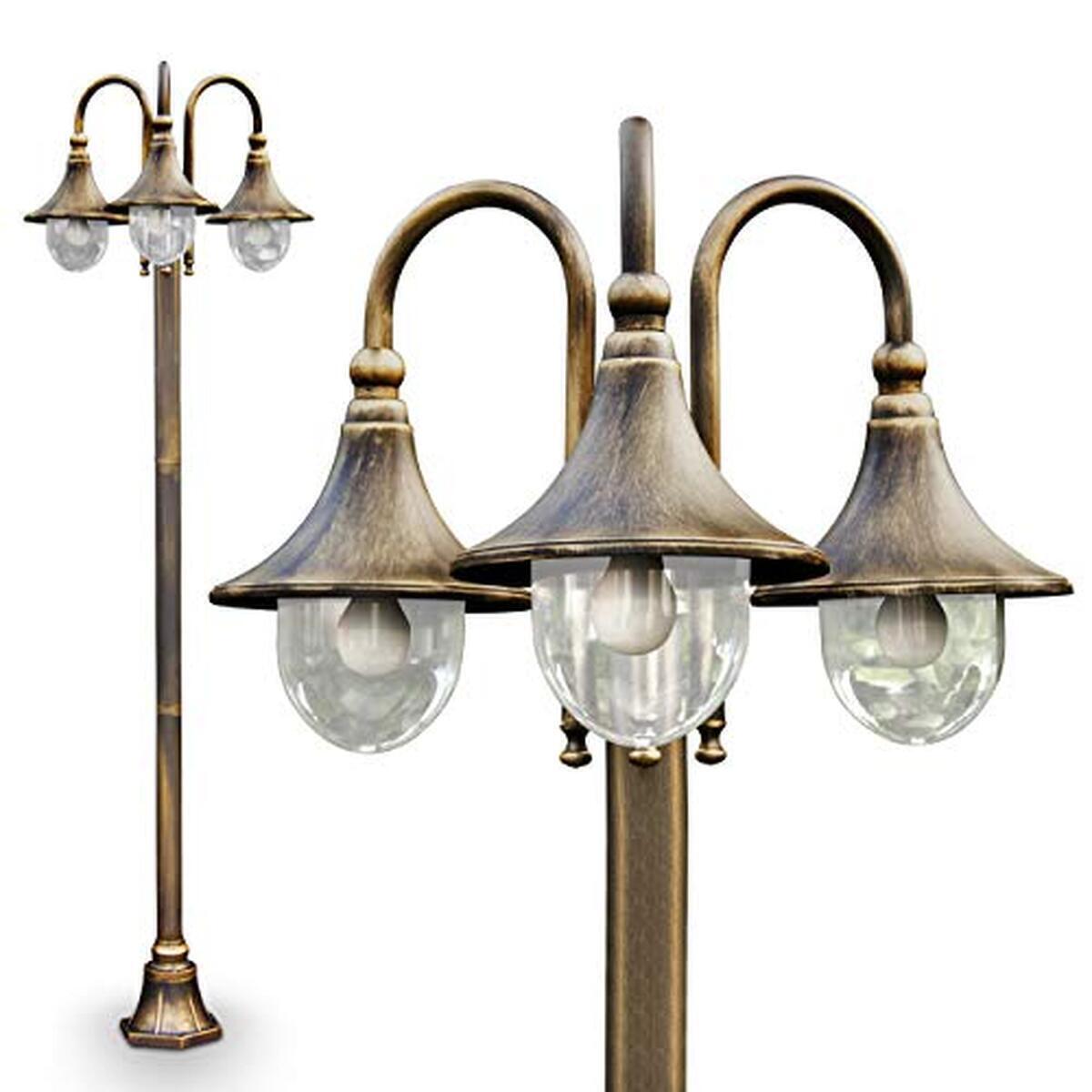 Test : lampe d'extérieur Elgin vintage à 3 branches