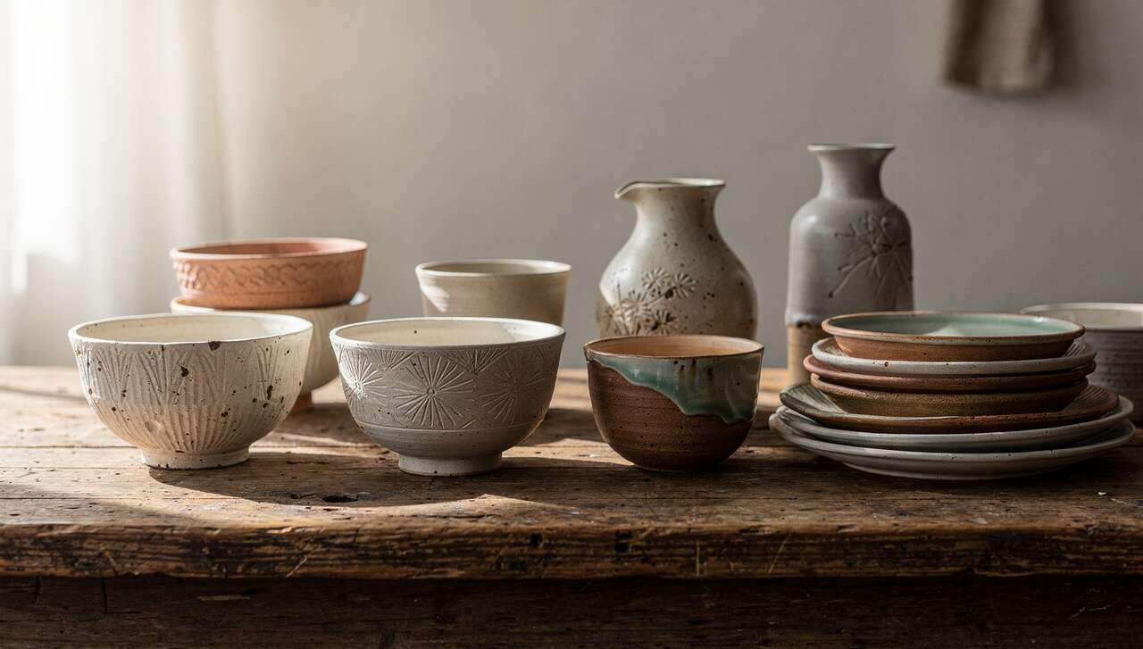 Céramiques artisanales de France et du Japon : l'art brut