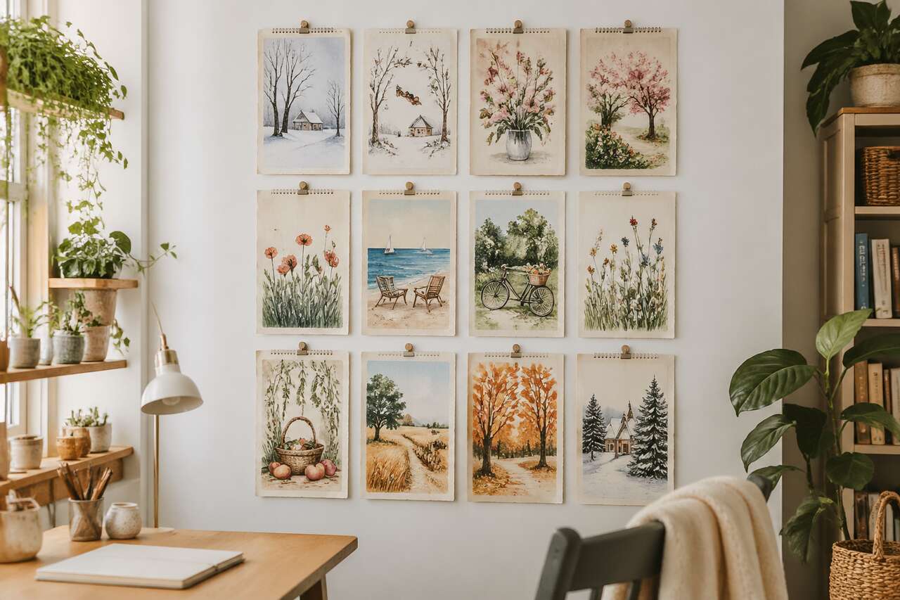 Calendrier original : idées créatives pour chaque mois