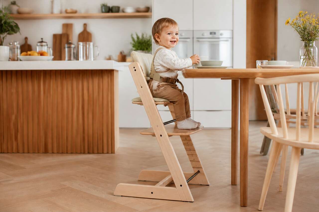 Chaise haute enfant Tripp Trapp Stokke personnalisable : confort et style