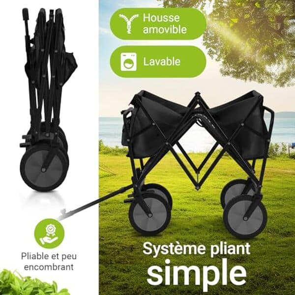 Découvrez notre test détaillé du chariot Juskys 100 kg pour plage et camping. Capacité de charge, qualité et performance : tout ce que vous devez savoir avant d'acheter.