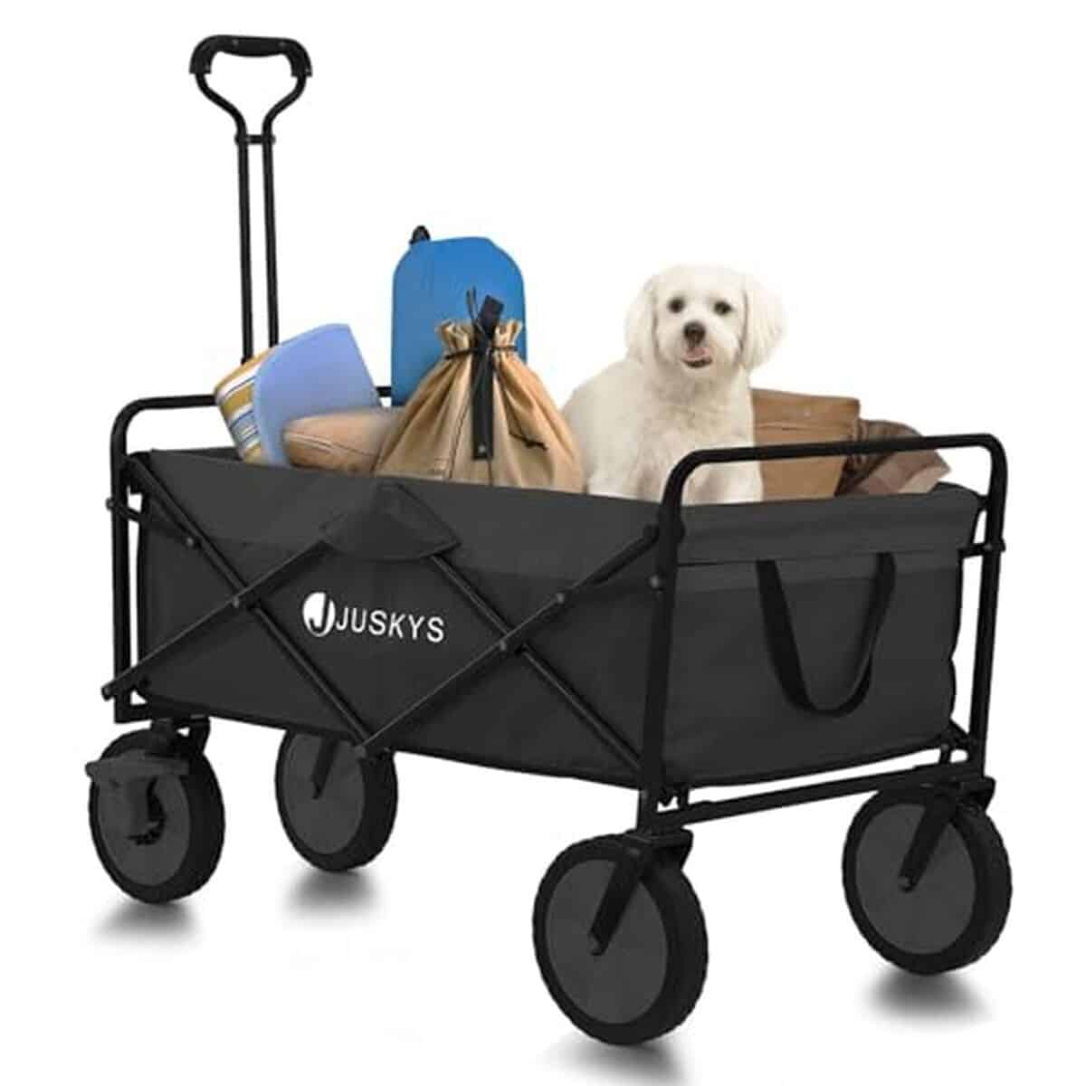 Test : juskys chariot 100 kg pour plage et camping