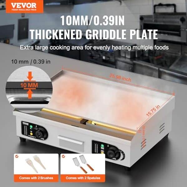Découvrez notre test détaillé de la plancha VEVOR 4000 W : puissance, polyvalence et qualité de cuisson pour vos repas en famille.