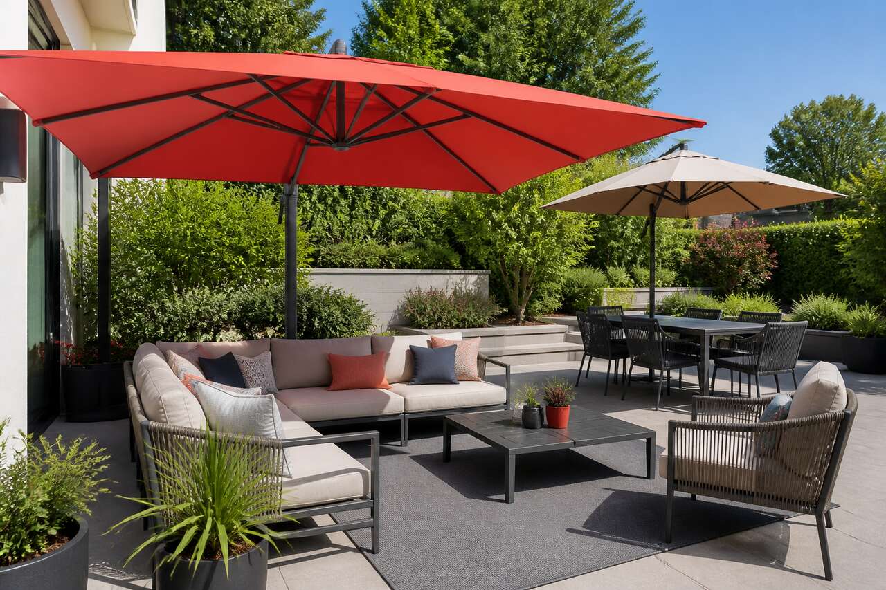 Parasols design : tendance et déco pour votre extérieur