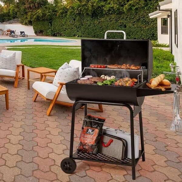 Découvrez notre test complet du barbecue au charbon Royal Gourmet CC1830 30 tonneaux : performances, avantages et avis pour bien choisir votre barbecue.
