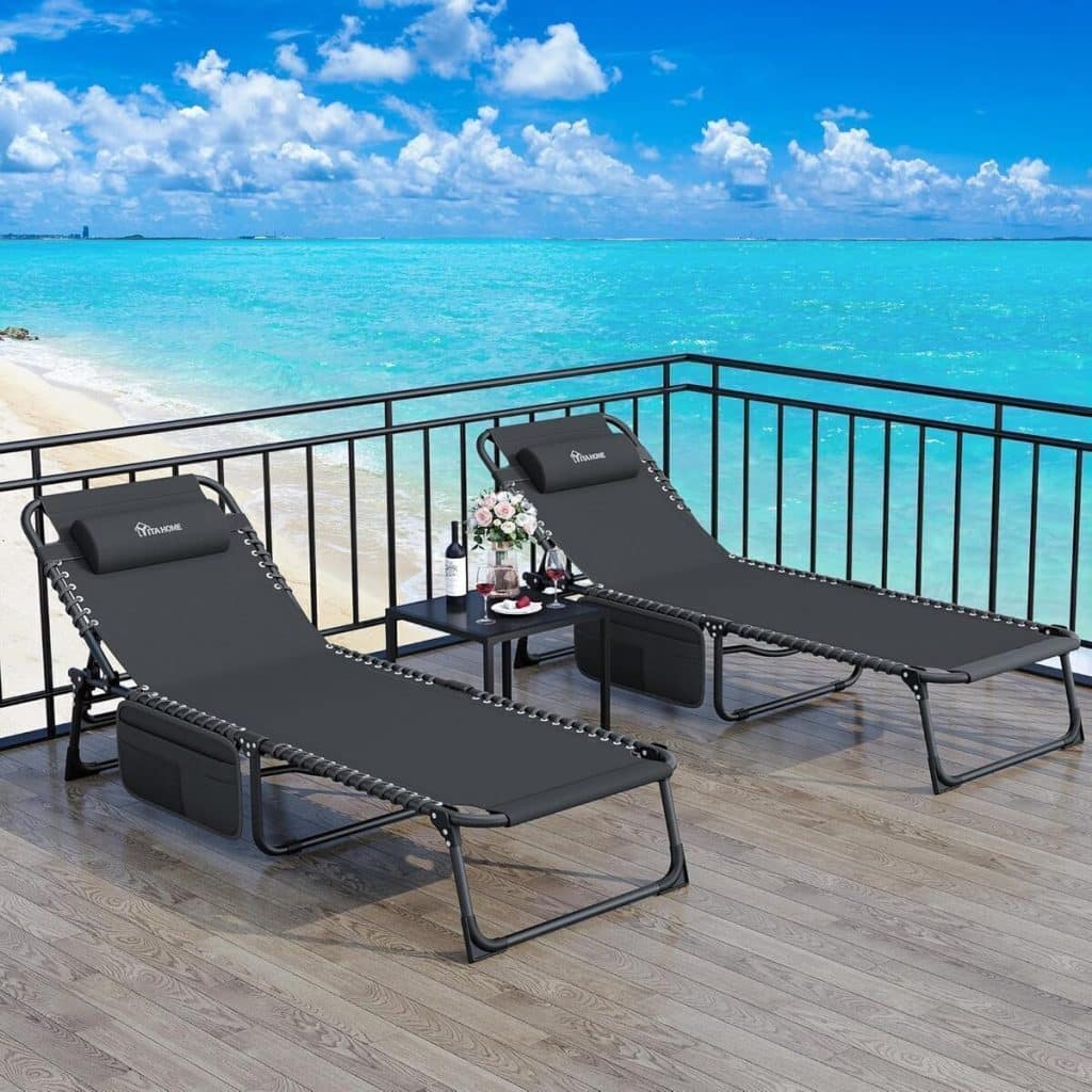Test des bains de soleil YITAHOME : confort et robustesse en extérieur
