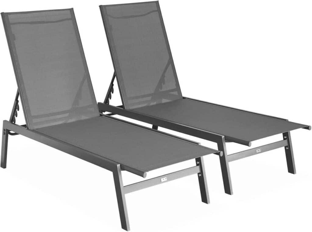 Test des transats Alice's Garden sweeek : confort et style en 5 positions