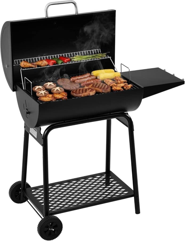 Test du Royal Gourmet CC1830 : barbecue au charbon 30 tonneaux