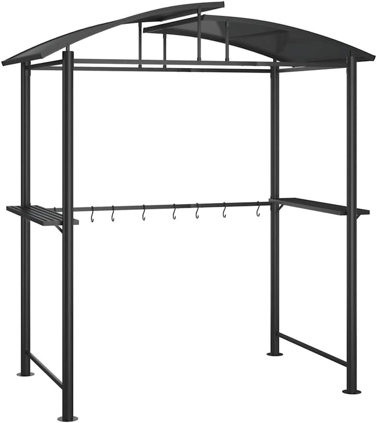 Test : gazebo barbecue anthracite vidaXL avec étagères