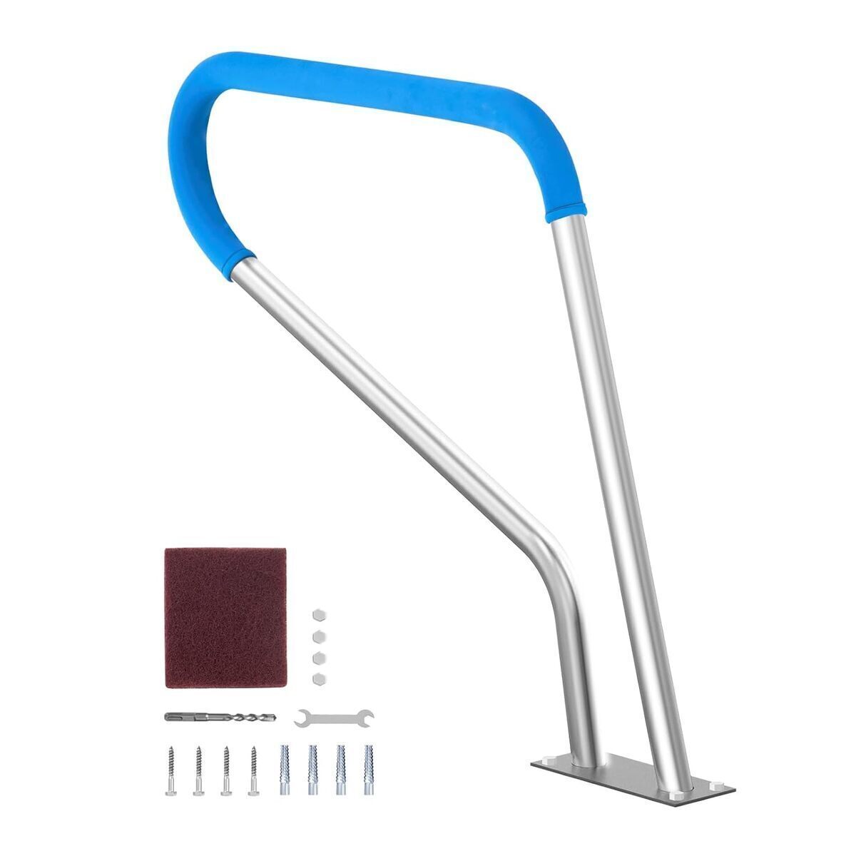 Test VEVOR rampe piscine inoxydable : sécurité et design