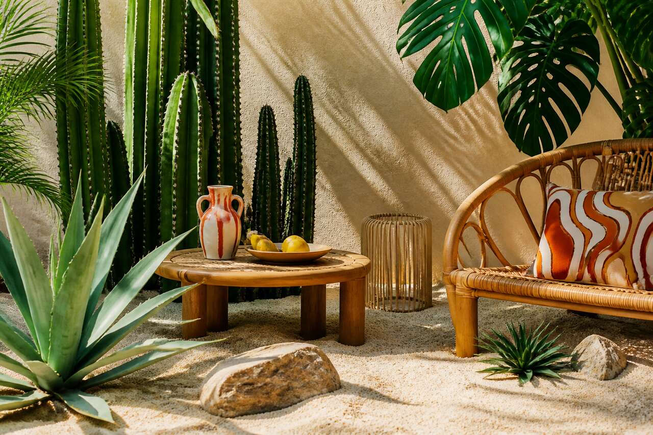 Liste d'été : décoration Fleux, inspiration désert et jungle