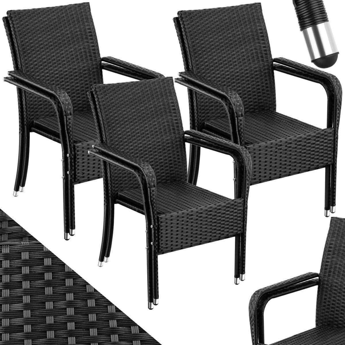 Test : chaises TecTake avec accoudoirs pour extérieur