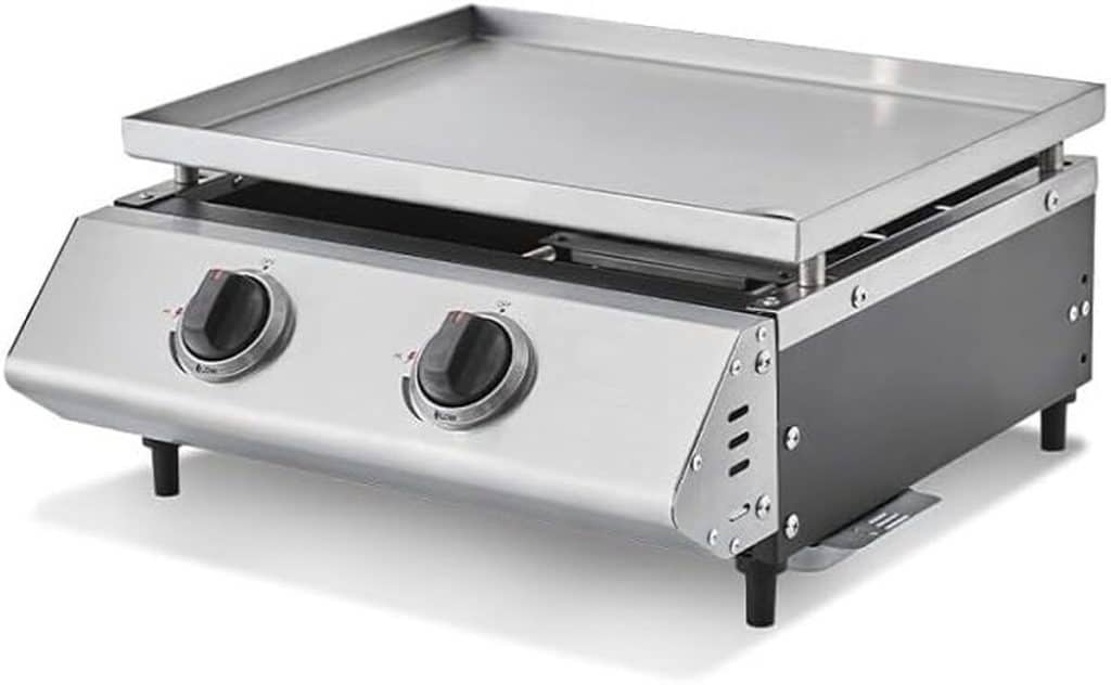 Test de la plancha gaz Cadix 2 feux Cooking Box : avis complet