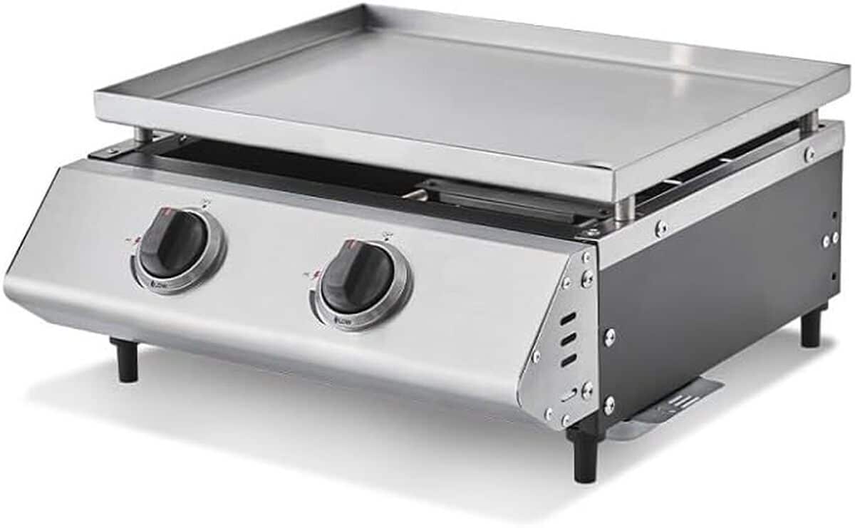 Test de la plancha gaz Cadix 2 feux Cooking Box : avis complet
