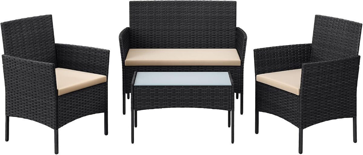 Test du salon de jardin SONGMICS GGF004B05