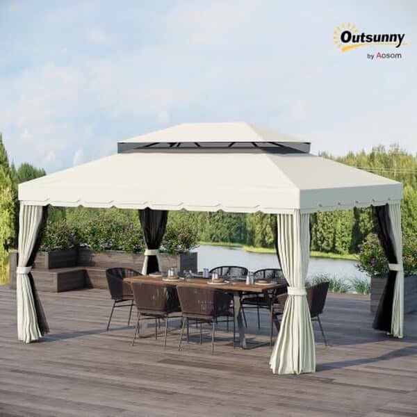 Découvrez notre test détaillé de la tonnelle Outsunny 4x3 m avec moustiquaires. Caractéristiques, avantages, installation et avis pour bien choisir votre tonnelle de jardin. 