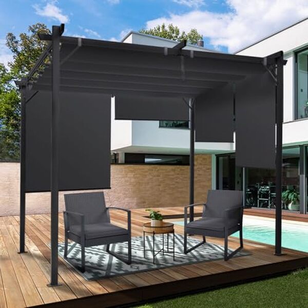 Découvrez notre test détaillé de la pergola IDMarket 3x3 m avec toit rétractable et 4 stores. Avis, caractéristiques et performances de ce modèle anthracite haut de gamme. 