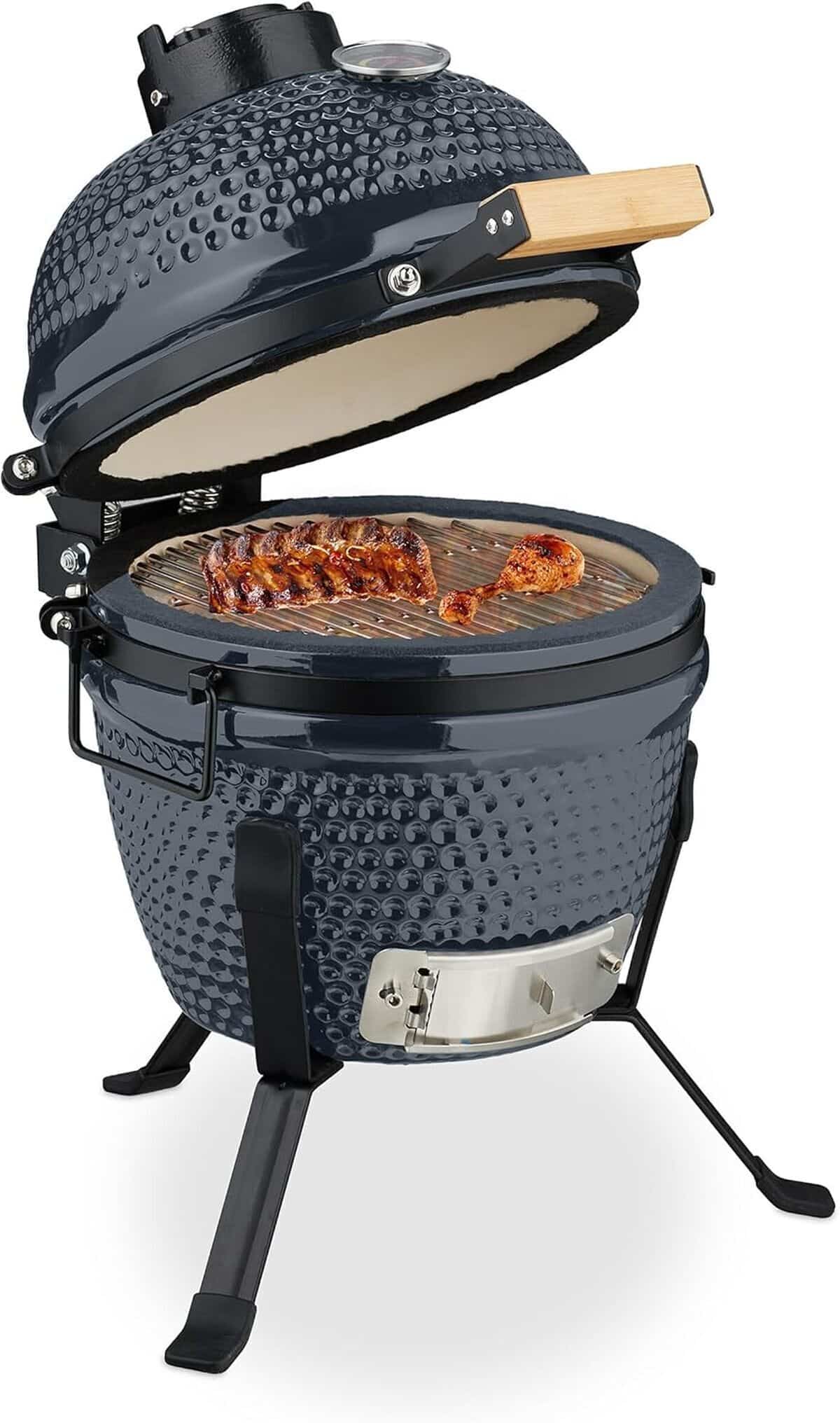 Test : barbecue Kamado Relaxdays 26 cm, grill céramique innovant