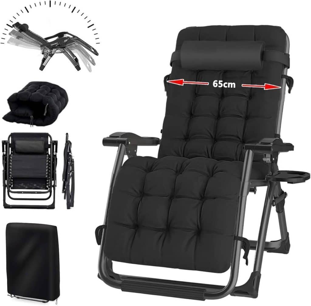 Test : chaise longue pliante YOIZO 84cm pour un confort optimal
