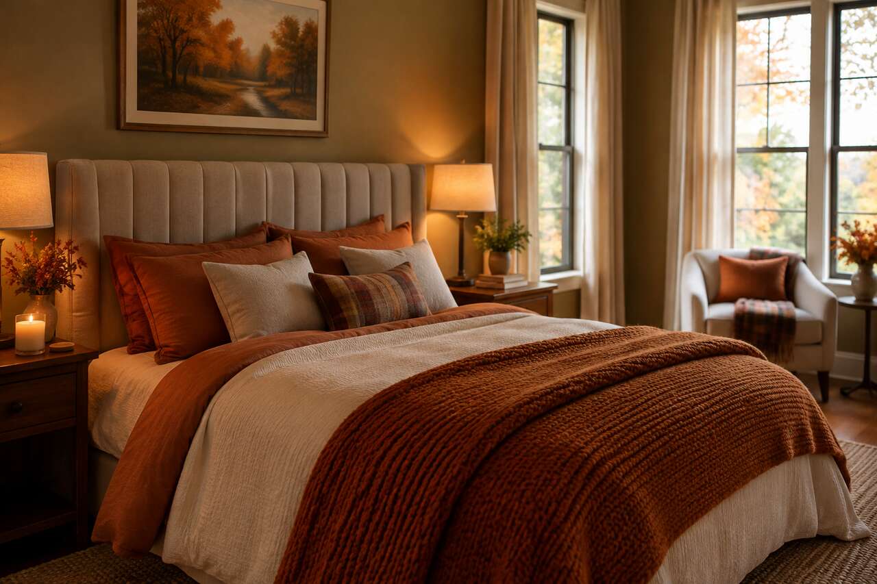 Coups de c&oelig;ur chambre : textiles, t&ecirc;tes de lit et &eacute;clairage d&rsquo;ambiance