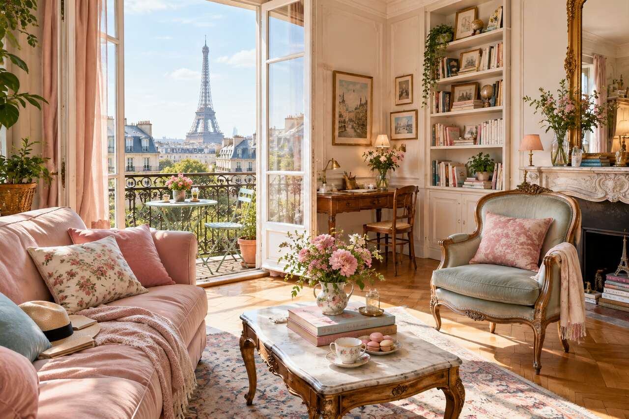 Appartement parisien cosy et pastel : visite chez Lili in Wonderland